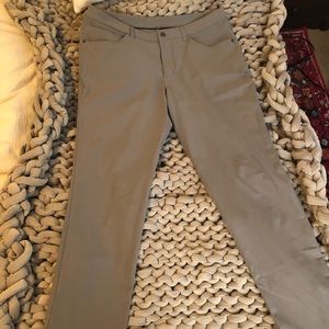 Grey 36 tall Classic Lululemon ABC pants.